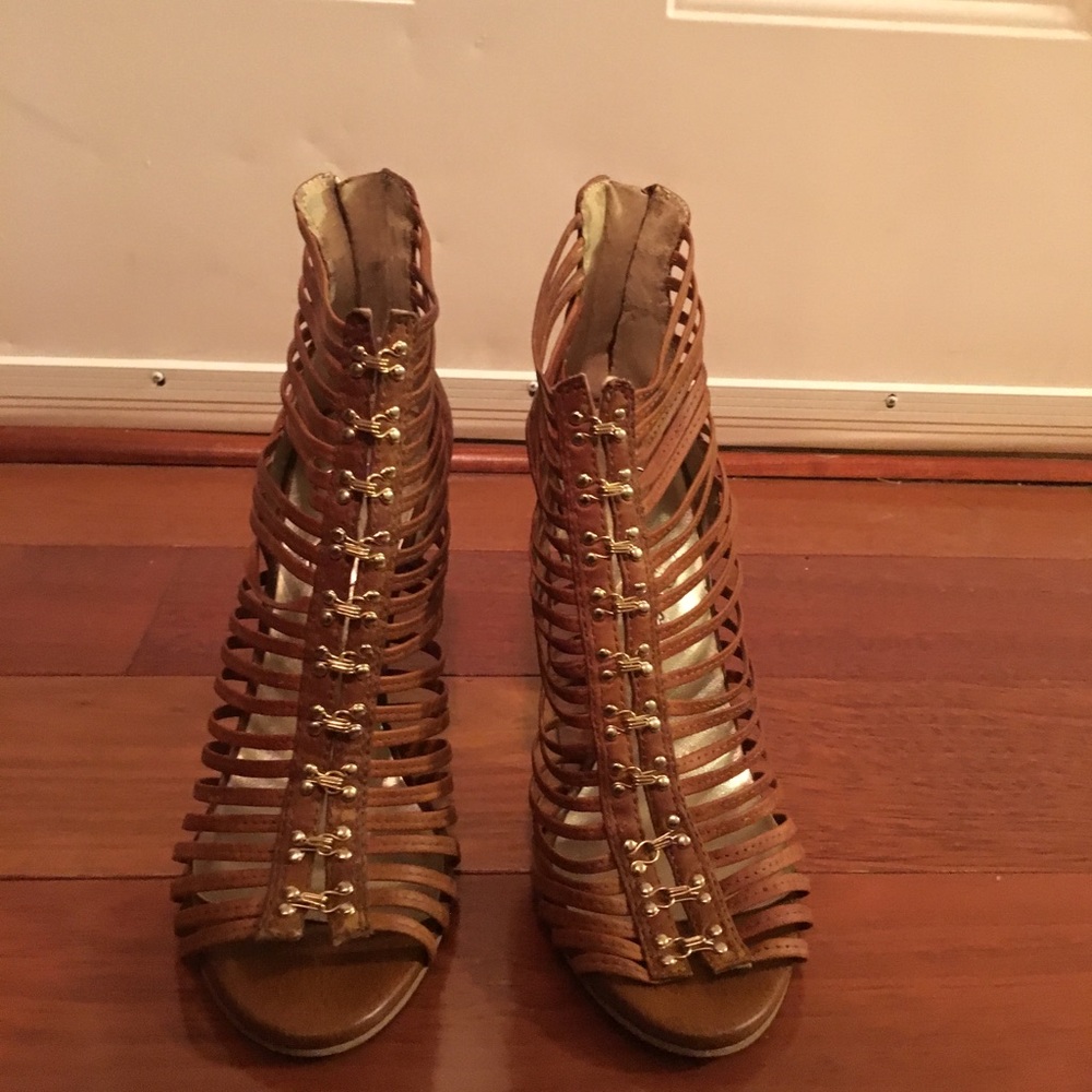 Jessica Simpson Leather Gladiator Sandals